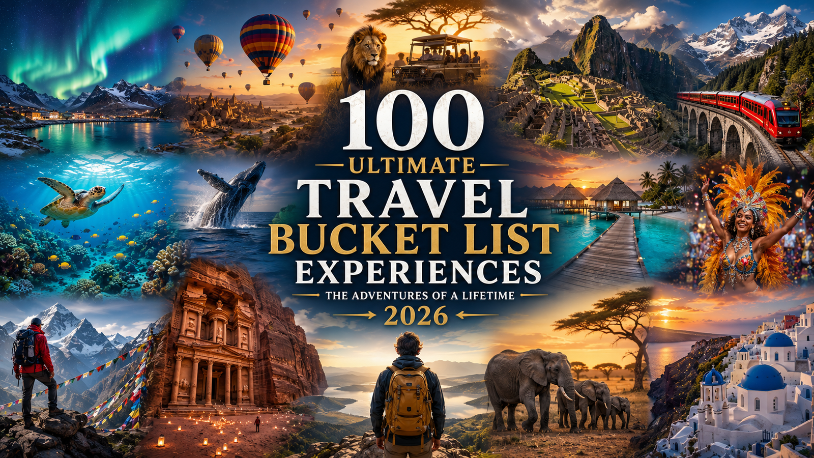 100 Ultimate Travel Bucket List Experiences (2026)