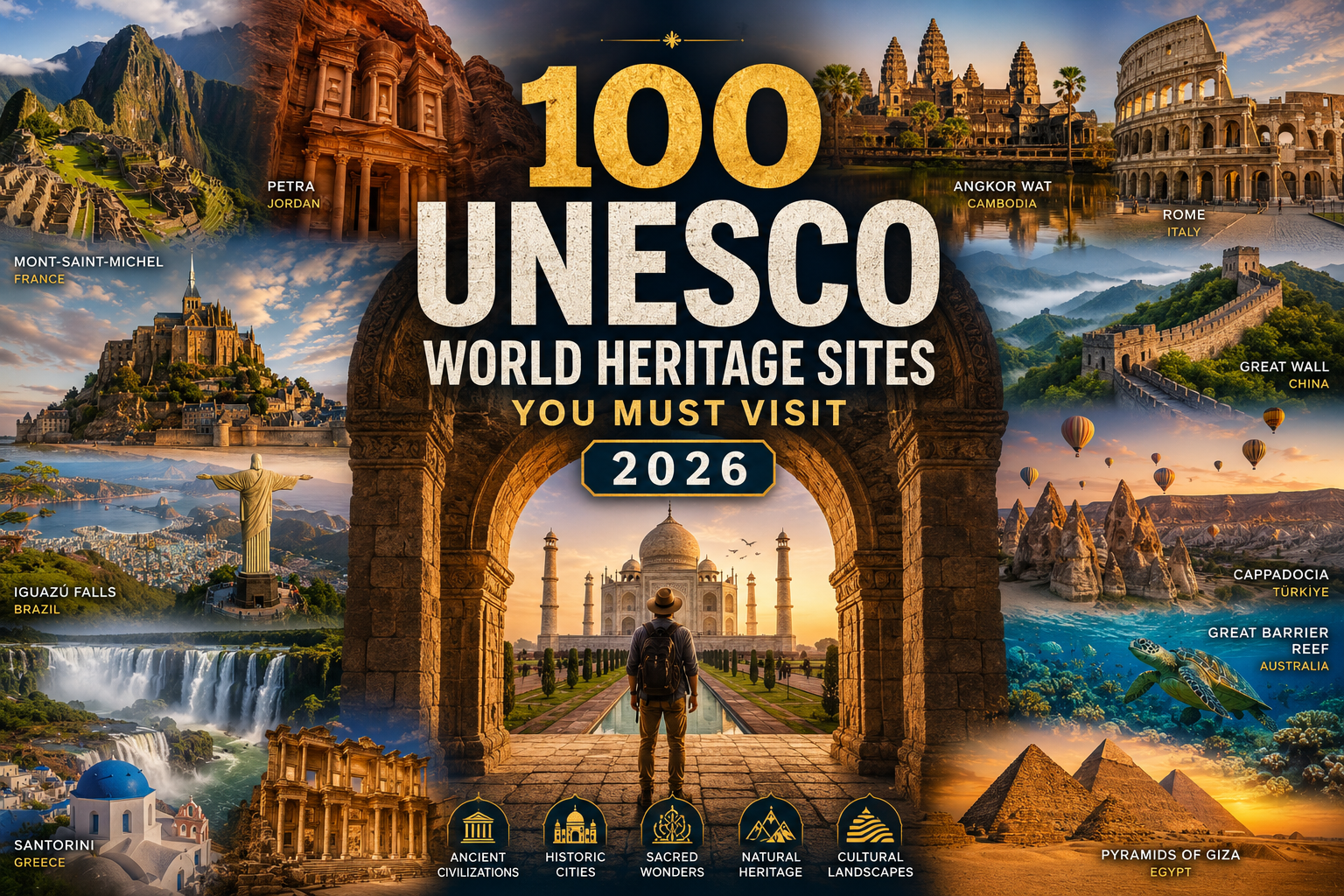 100 UNESCO World Heritage Sites You Must Visit (2026)