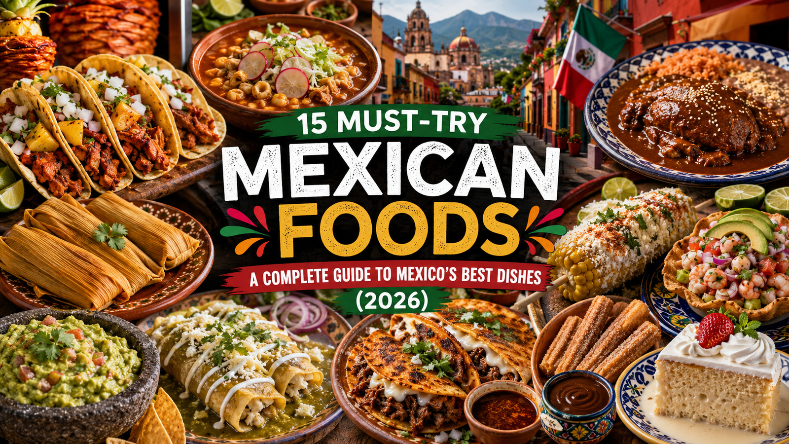 🇲🇽 15 Must-Try Mexican Foods: A Complete Guide to Mexico’s Best Dishes (2026)
