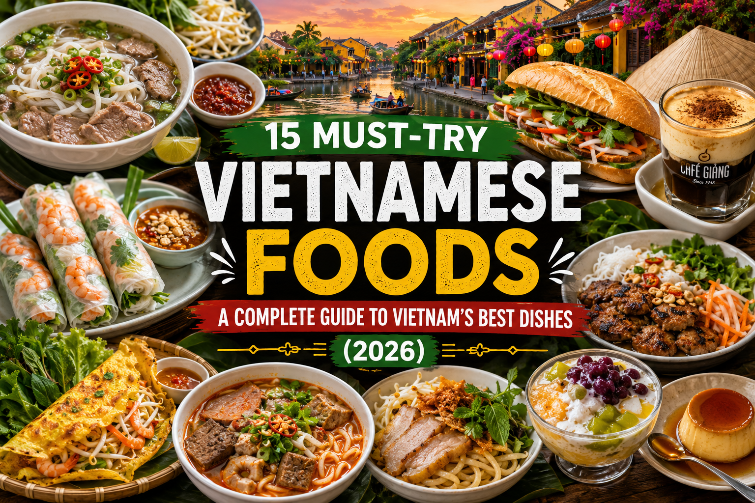 15 Must-Try Vietnamese Foods: A Complete Guide to Vietnam’s Best Dishes (2026)