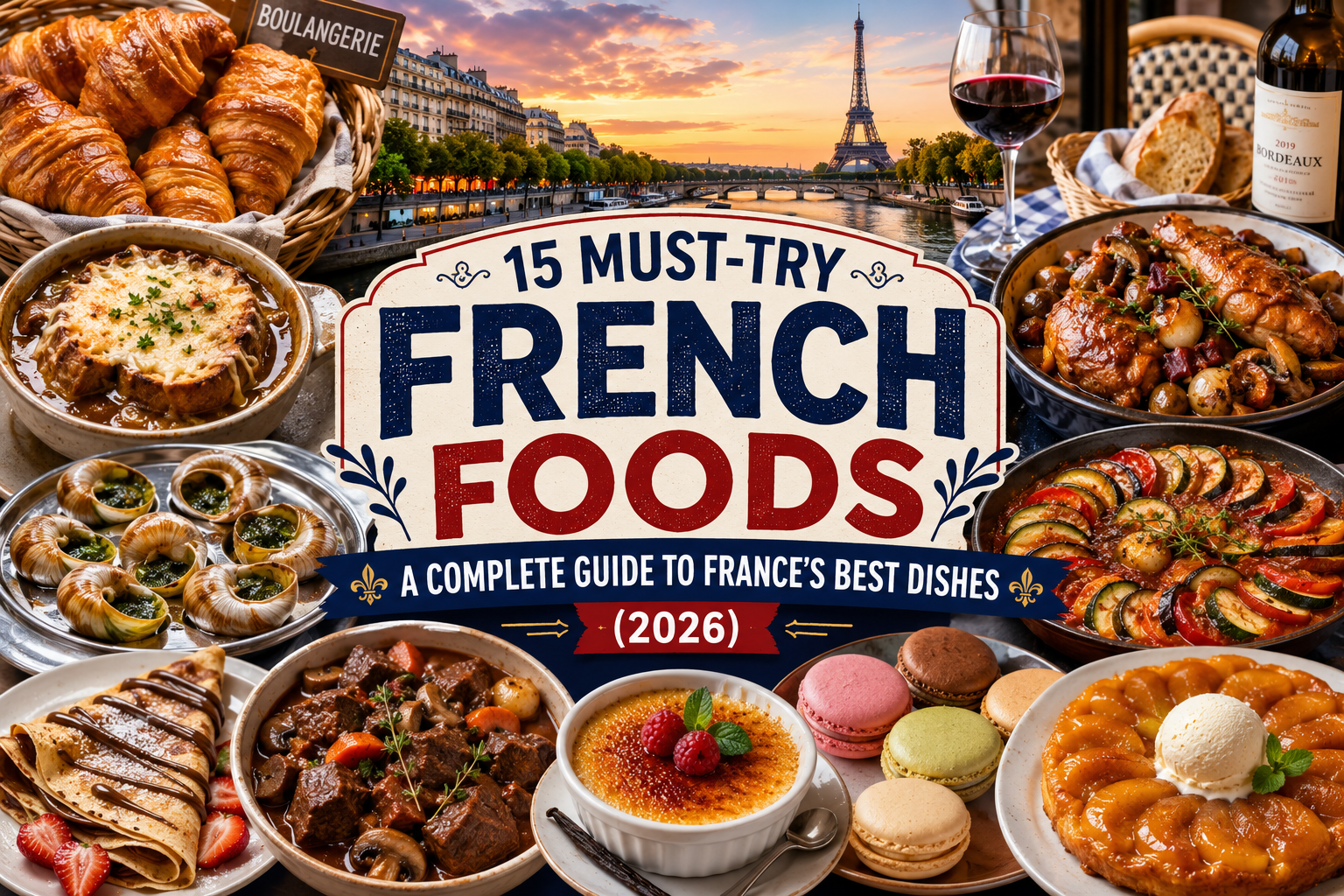 🇫🇷 15 Must-Try French Foods: A Complete Guide to France’s Best Dishes (2026)
