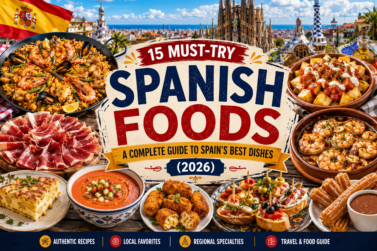 🇪🇸 15 Must-Try Spanish Foods: A Complete Guide to Spain’s Best Dishes (2026)
