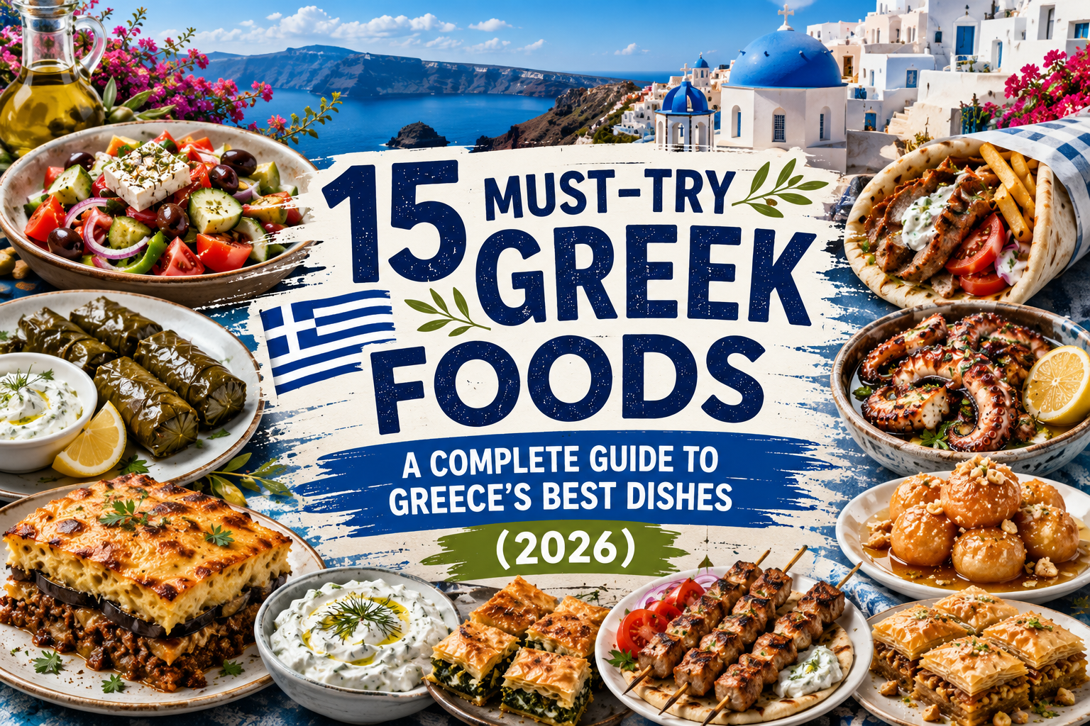 🇬🇷 15 Must-Try Greek Foods: A Complete Guide to Greece’s Best Dishes (2026)