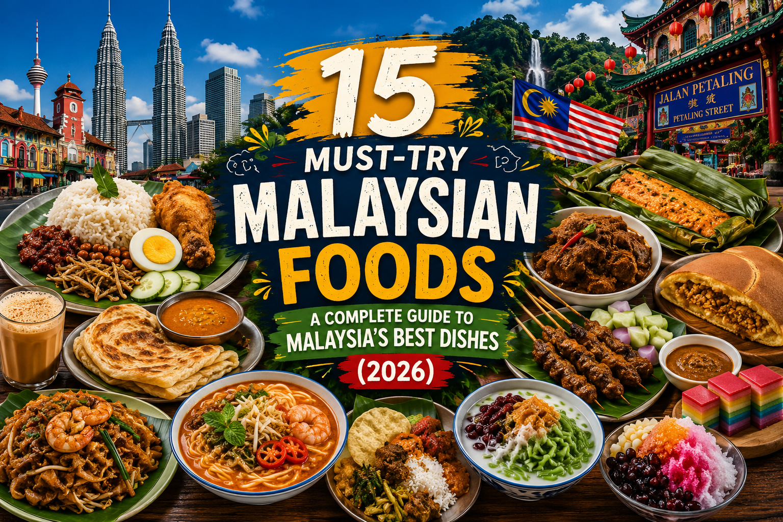 🇲🇾 15 Must-Try Malaysian Foods: A Complete Guide to Malaysia’s Best Dishes (2026)